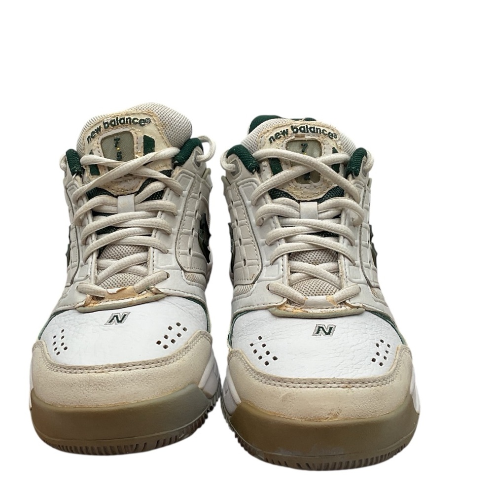 New Balance Classic White and Green Shoes‎ 8.5